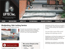 Tablet Screenshot of liftec.ca
