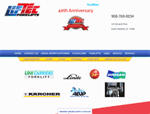 Tablet Screenshot of liftec.com